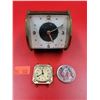 Image 1 : Vintage LeCoultre 8 Day Clock and Vintage Gucci Watch (Working)