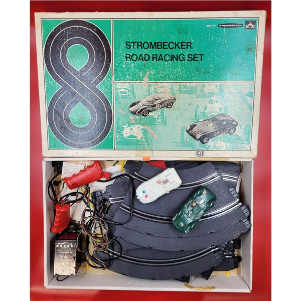Vintage Strombecker Road Racing Set