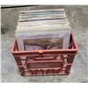 Image 1 : Crate of Vinyl Records