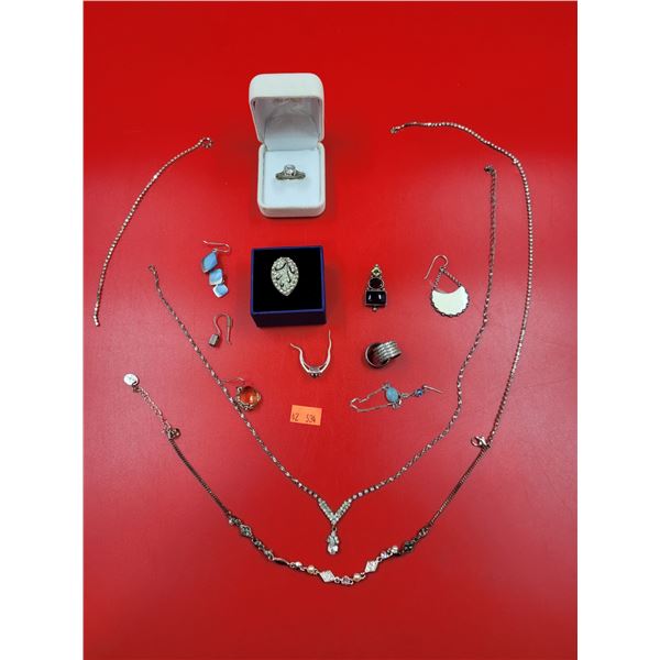 Half Sterling Silver Jewelry lot