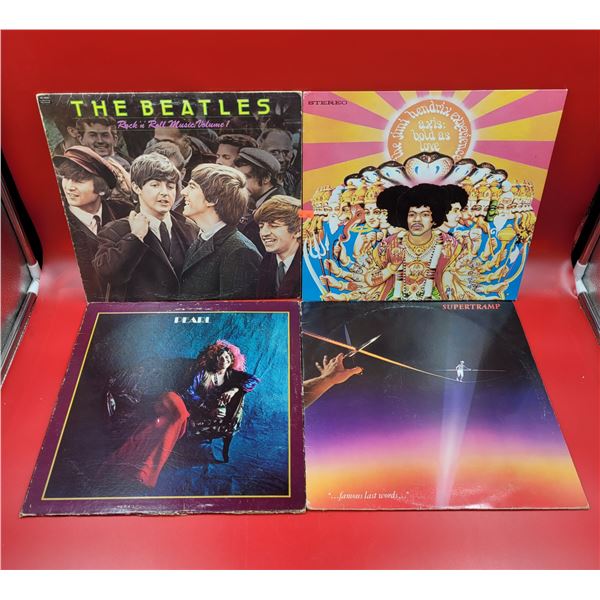 Variety of 4 Vinyl Records