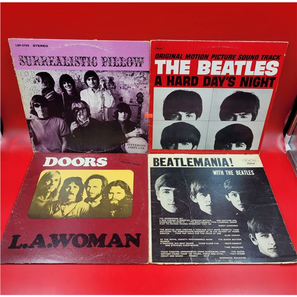 Variety of 4 Vinyl Records