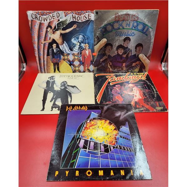 Variety of 5 Vinyl Records