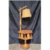 Image 1 : MCM Maple End Table Floor Lamp