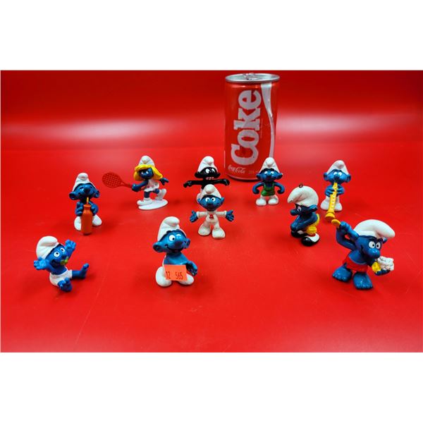 Vintage Smurf Figurine Toy Lot