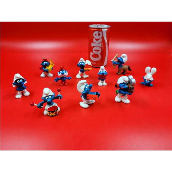 Vintage Smurf Figurine Toy Lot