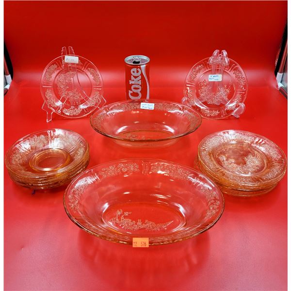 Depression Glassware Lot