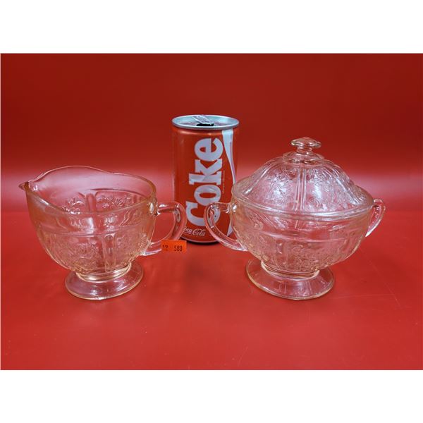 Depression Cream and Sugar Set