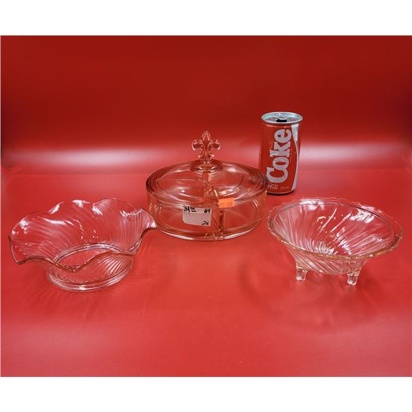Depression Glassware Lot