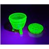 Image 1 : Uranium Glass Frog