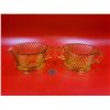 Image 1 : Depression Federal Glass Cream and Sugar Set