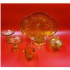 Image 1 : Vintage Amber Glassware
