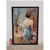 Image 1 : Framed Flower Lady Print
