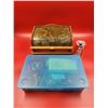 Image 1 : Wooden Box and Container of Jewelry w/Diamond Tester