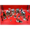 Image 1 : 4 Christmas Houses/14 Figurines and 2 Trees