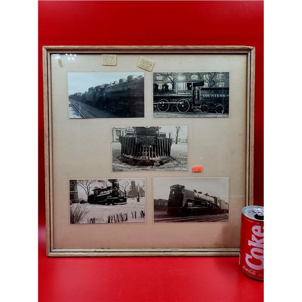 Framed Vintage Railway Photography