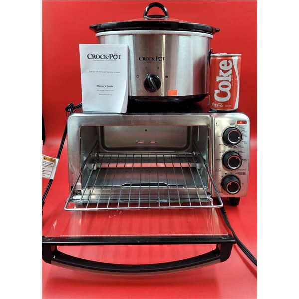 Toaster Oven and Crock Pot