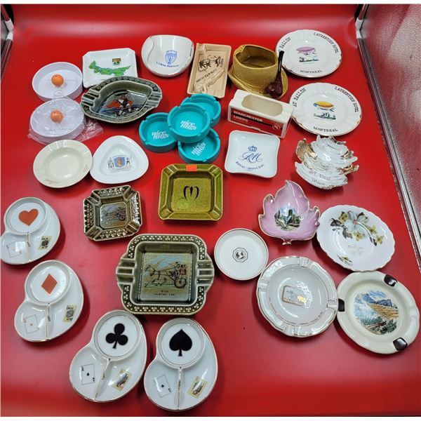 Assorted Ashtray Lot