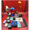 Image 1 : Lamps, Landline Phone, Phone Cases, & Wilson CD Player