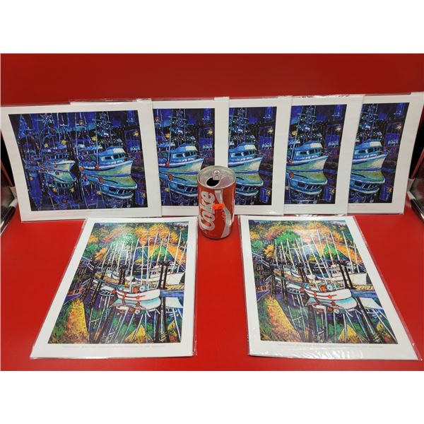 "Pier Street" & "Harbour Colors" Prints by Brian Scott