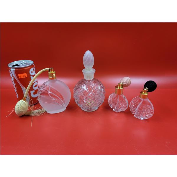 Vintage Glass Perfume Atomizers