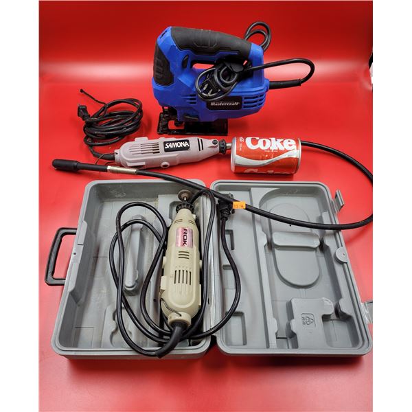 Mastercraft Orbital Jigsaw & 2 Rotary Tools