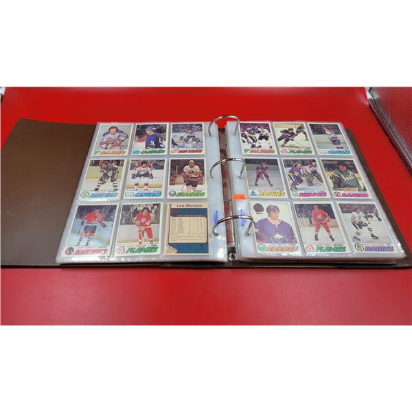 Binder of Hockey Cards