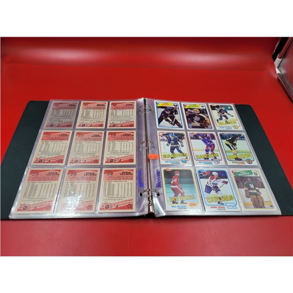 Binder of Hockey Cards