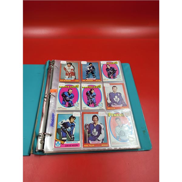 Binder of Hockey Cards