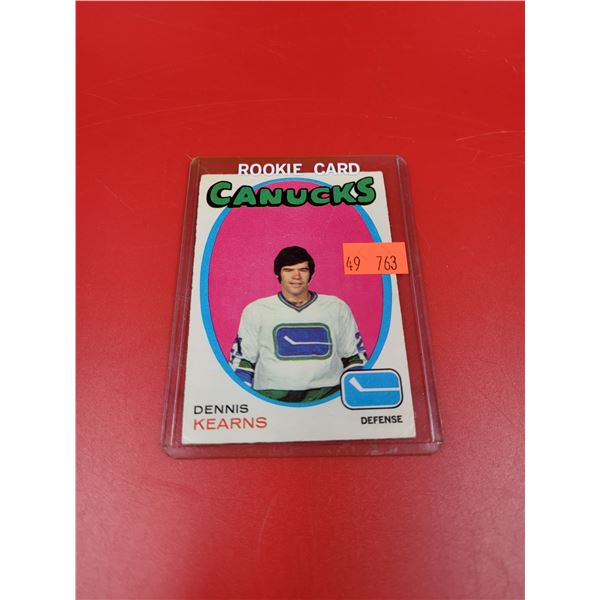 Dennis Kearns Rookie Card