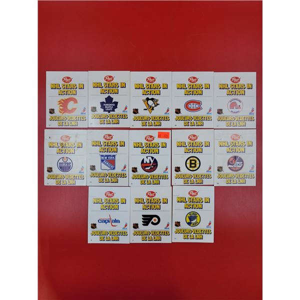 1981/82 Post Cereal NHL Stars in Action Cards