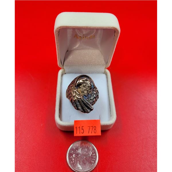 Sterling Silver Eagle Ring (18.52g)