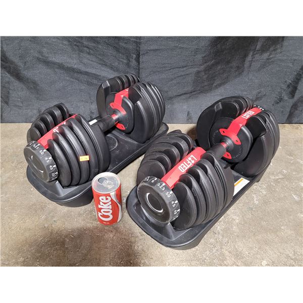Lifted Adjustable Dumbbells
