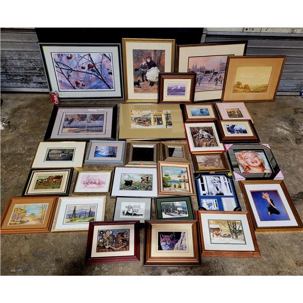 Assorted Framed Prints