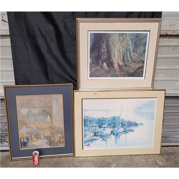 3 Framed Prints