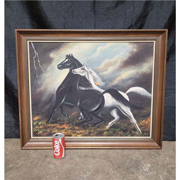 Framed Original Oil Painting