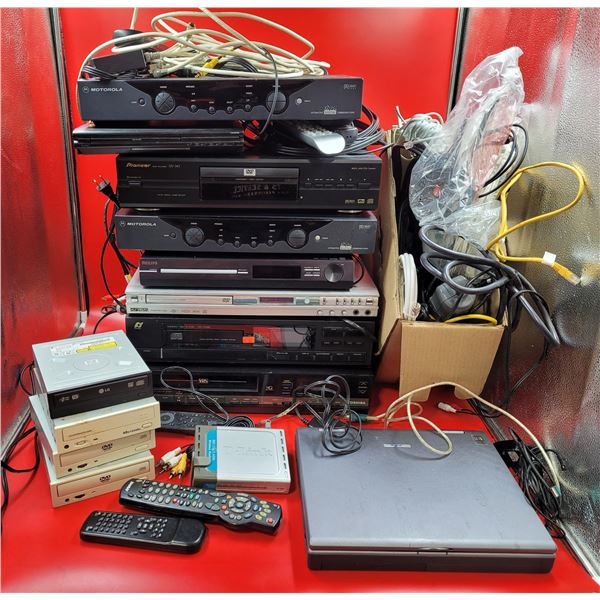 DVD Players, Receivers & Electronics Lot