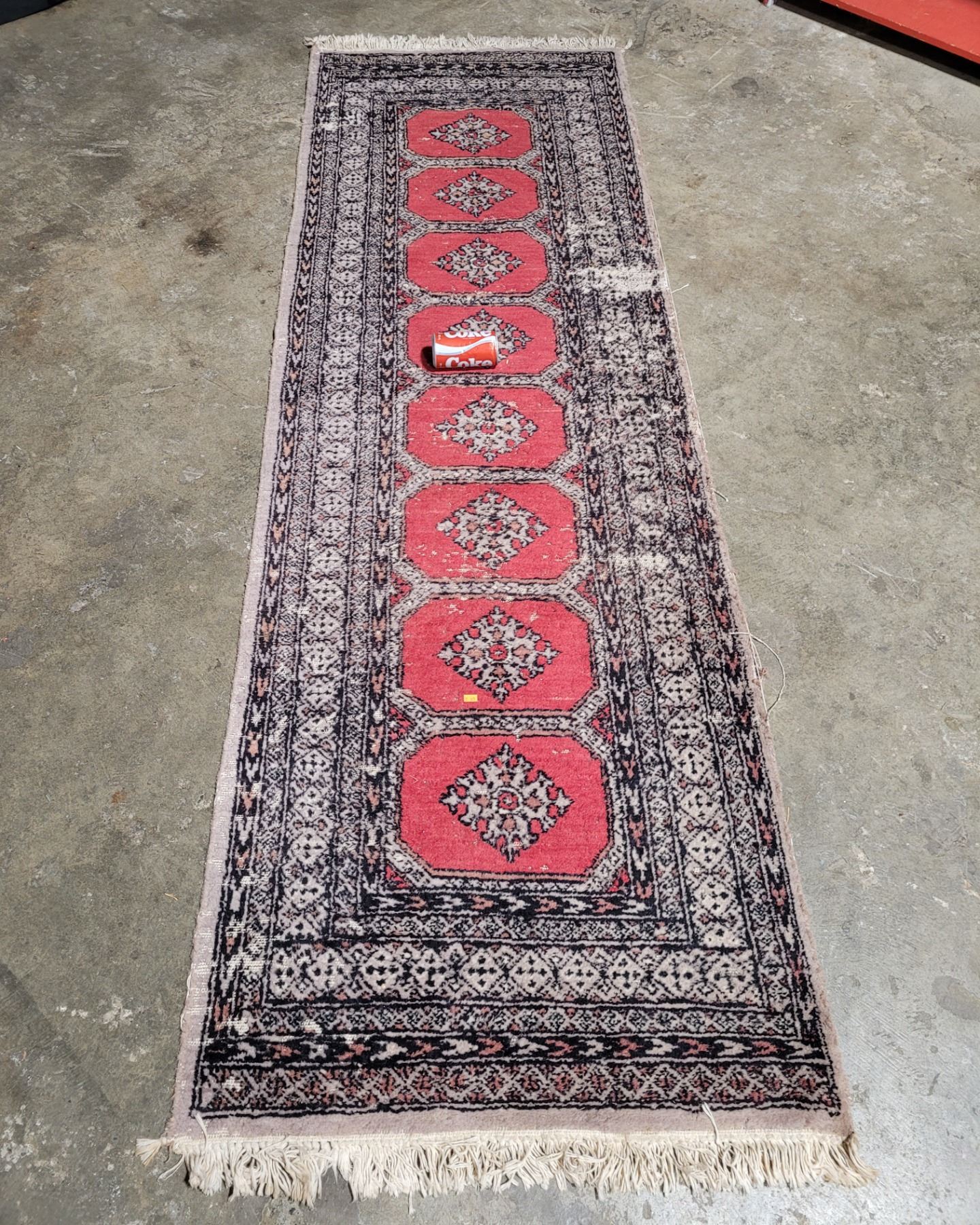 Large Vintage Hand Crafted Rug