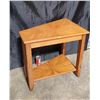 Image 1 : Vintage Wooden Angled Side Table