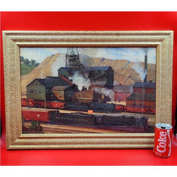Framed/Signed Pennsylvania Railroad 1941 Print