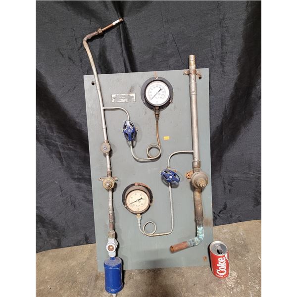 Vintage Pipes and Pressure Guage Movie Prop
