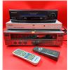 Image 1 : Panasonic VCR, Sungate DVD Player, & JVC Stereo Receiver
