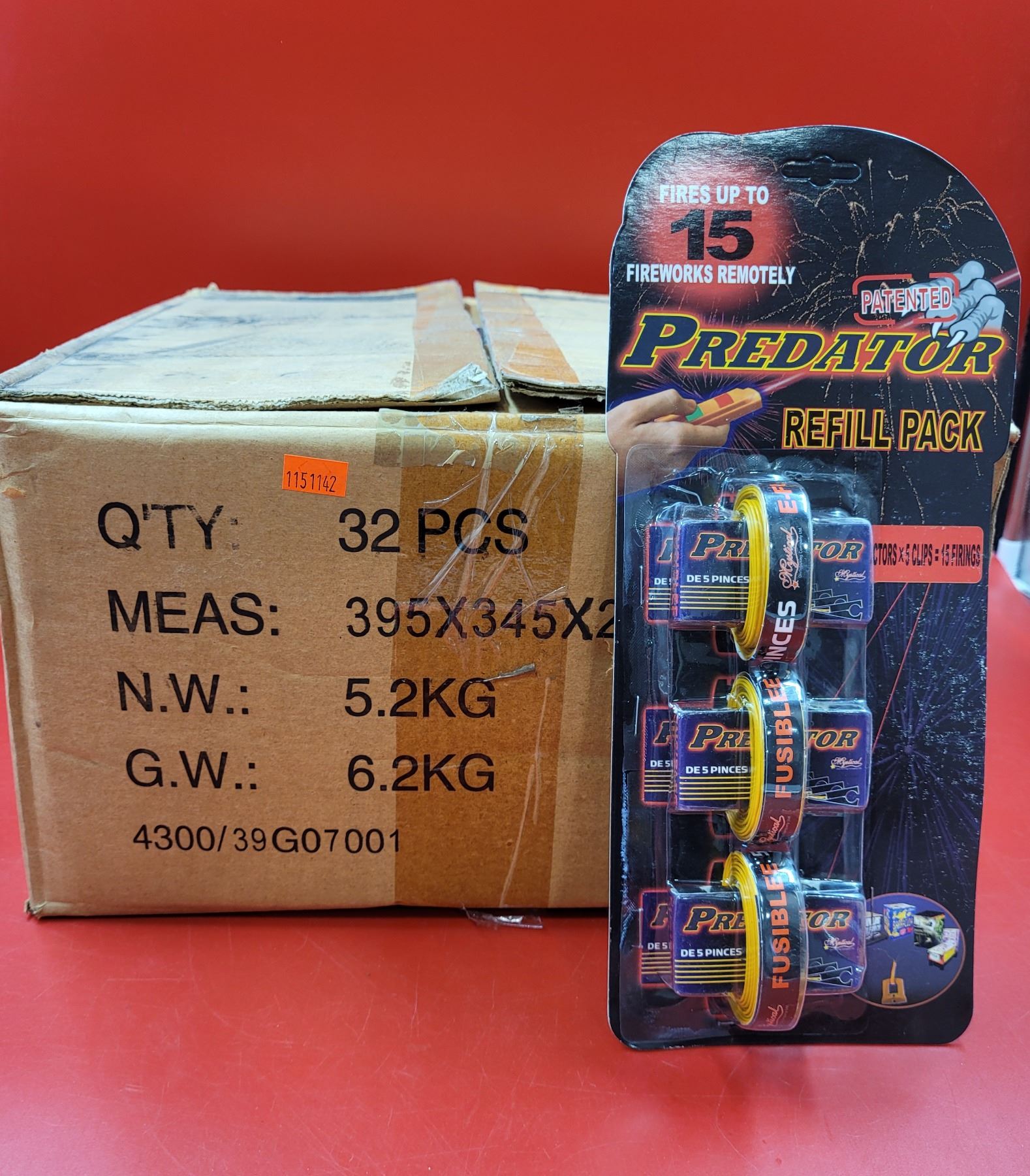 Predator Remote Firework Launcher Refill Lot