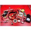 Image 1 : Assorted Watch, Clock, & Belt Lot