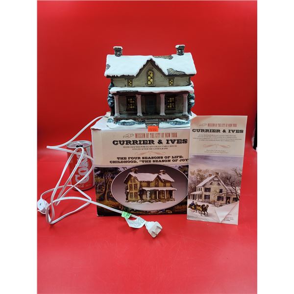 Currier & Ives Handcrafted Porcelain House