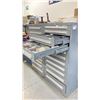 Image 2 : STANLEY 30X27X59"H MULTI DRAWER METAL SHOP PARTS CABINETS. DRAWERS ARE SEGMENTED. FULL EXTENSION