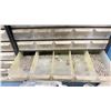 Image 8 : GROUP LOT OF INJECTOR SHIMS. WITH CABINETS THAT THEY'RE IN