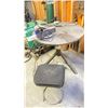 Image 1 : 34" X 1" THICK SOLID ROTATING WELDING TABLE WITH 4" VISE. STOOL INC