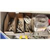 Image 8 : SHELF LOT INC SHELF. LARGE COLLECTION OF METRIC AND SAE TAPS AND DIES, 200' TAPE, ETC
