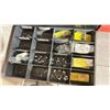 Image 8 : WURTH DRAWERED CABINET WITH CONTENTS. WIRE TIES, ASST HD BATTERY TERMINAL POWER SPLICE, FUSE TAPS,